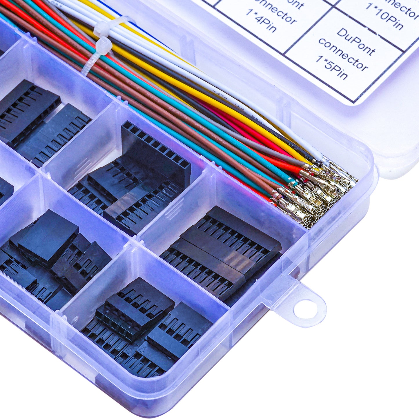 Premium 22AWG pre-crimped wires designed for Dupont 2.54mm female to female