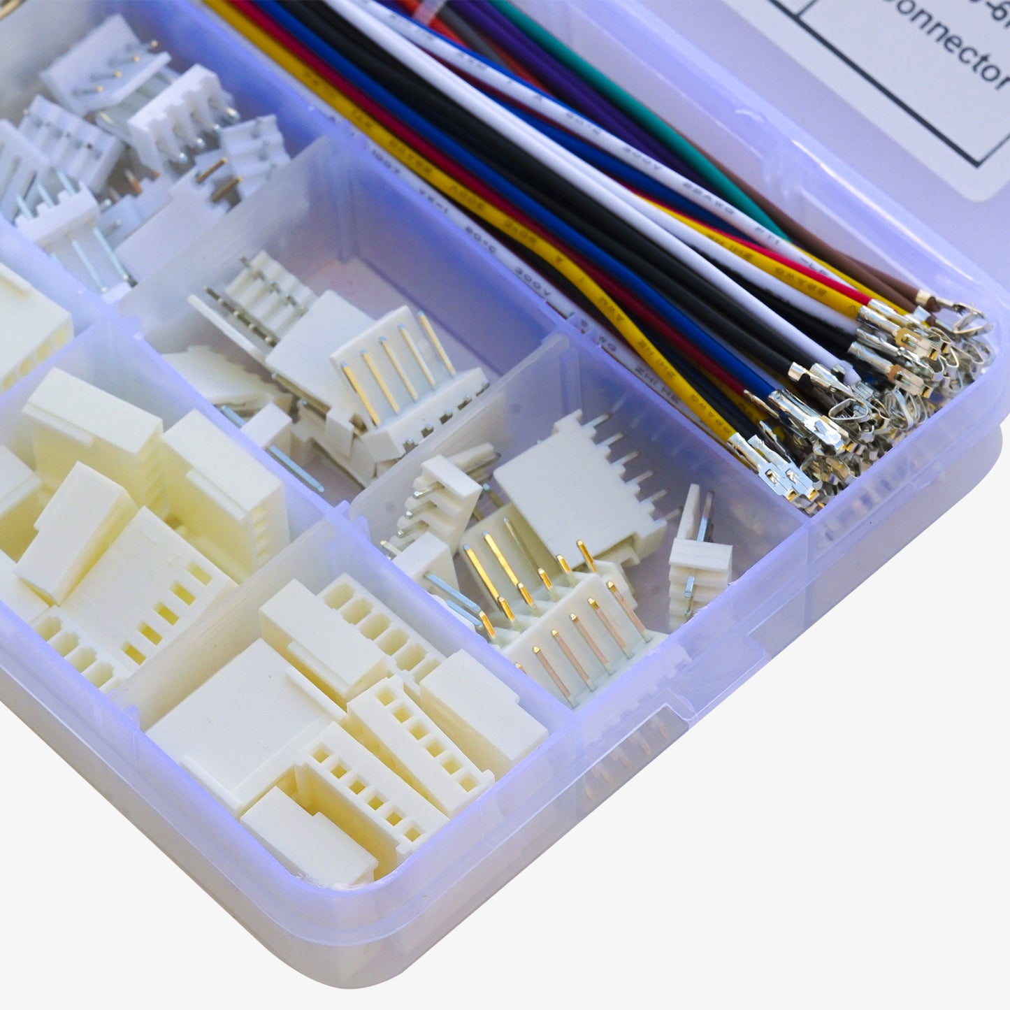 Premium 22AWG pre-crimped wires designed for Molex KK254 MX2.54 connector kit