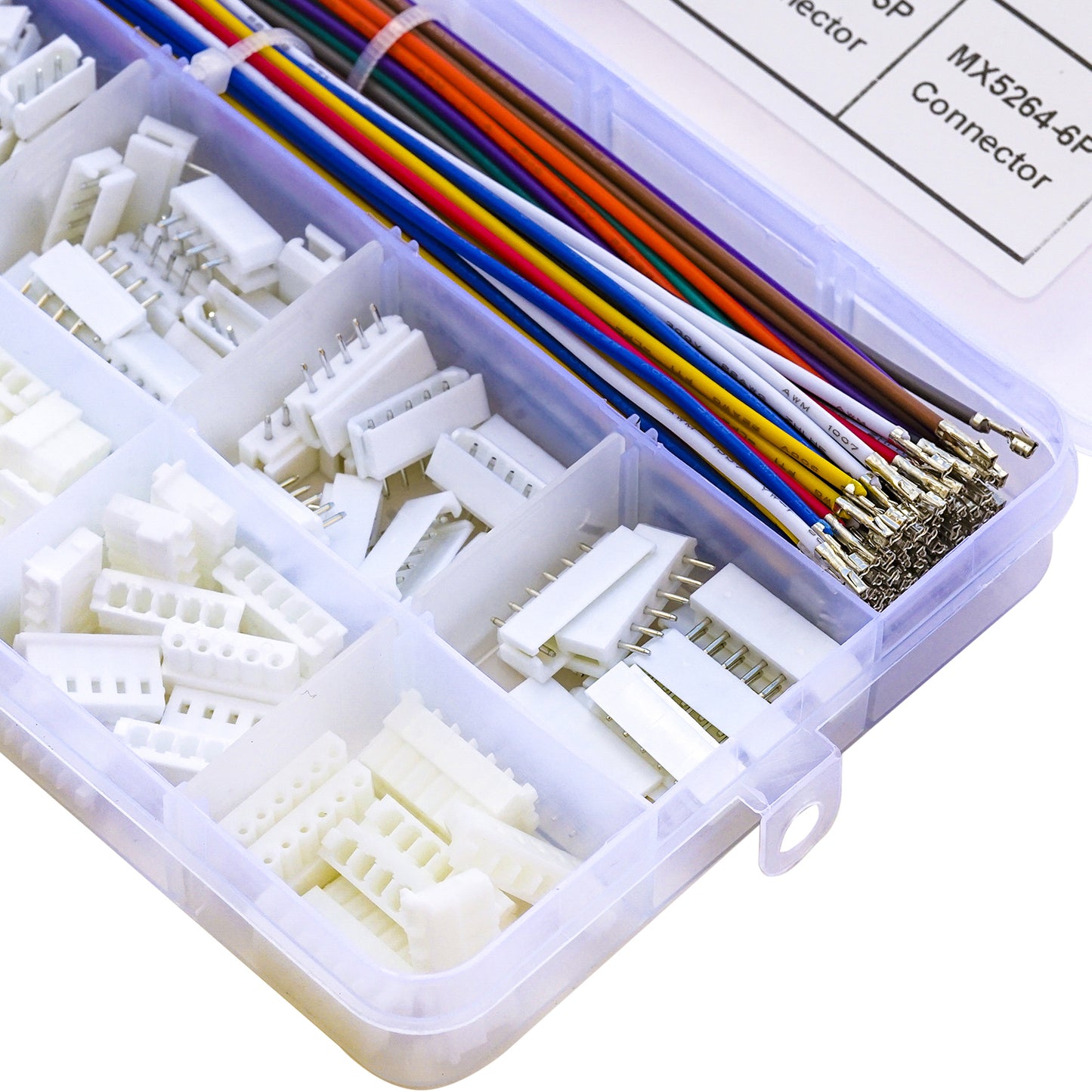 Premium 22AWG pre-crimped wires designed for Molex MX5264 connector kit