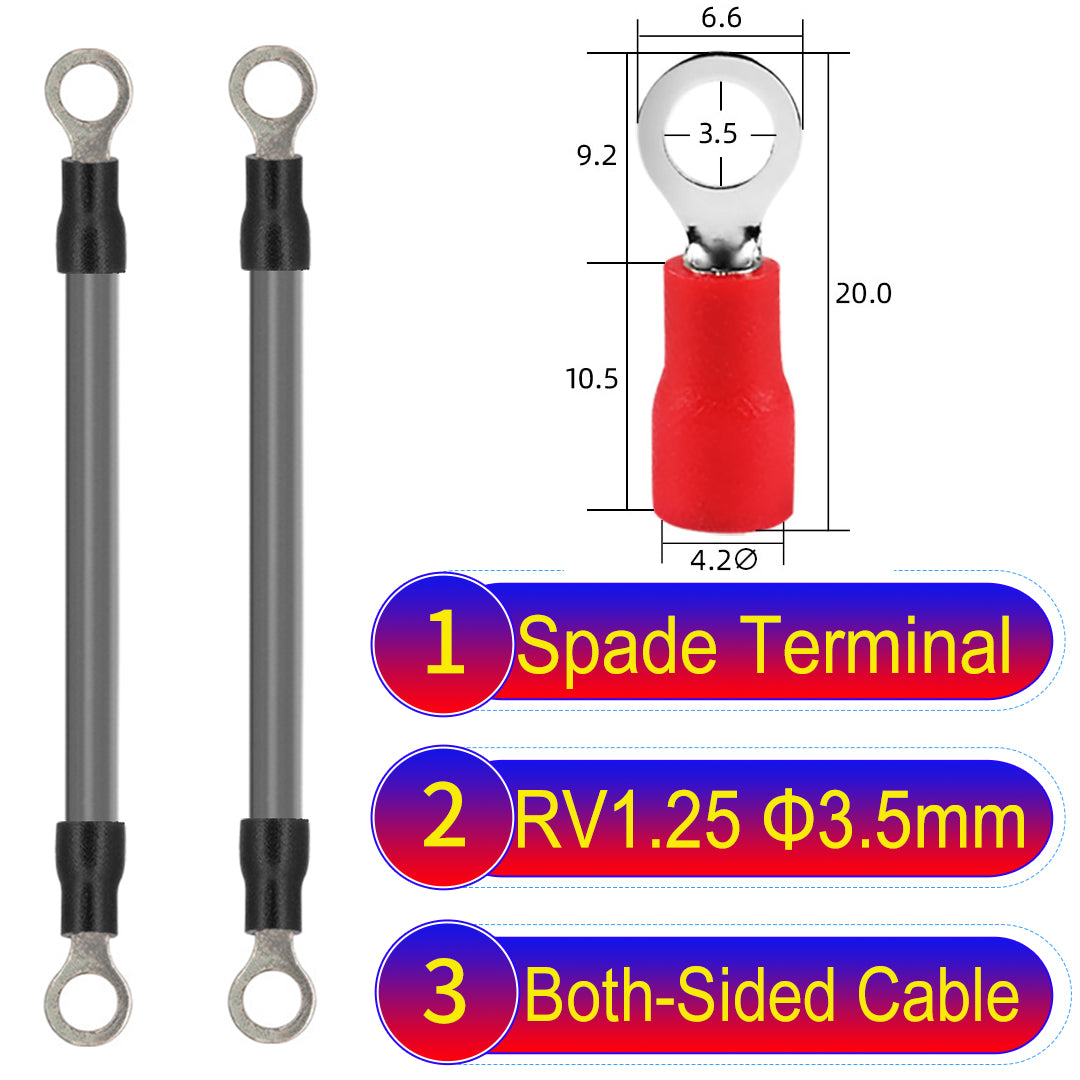 RV1.25_3.5mm_both_sided_ring_terminal_18AWG_insulated_cable_Grey_connector