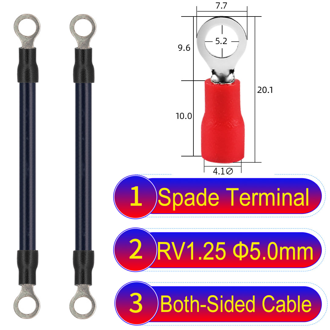 RV1.25_5mm_both_sided_ring_terminal_18AWG_insulated_cable_Black_connector