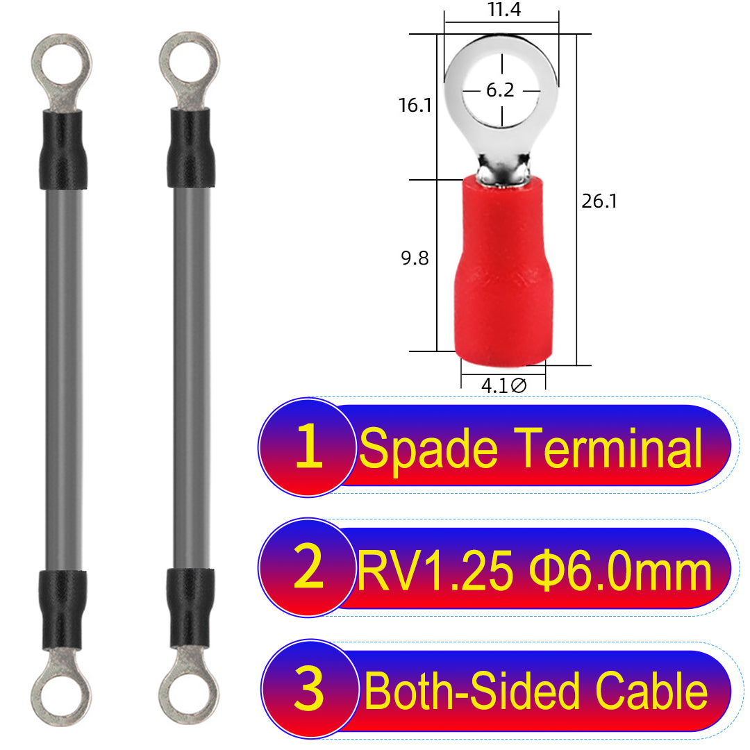 RV1.25_6mm_both_sided_ring_terminal_18AWG_insulated_cable_Grey_connector