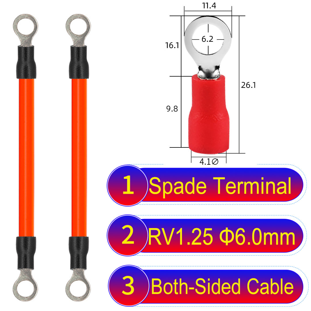 RV1.25_6mm_both_sided_ring_terminal_18AWG_insulated_cable_Orange_connector