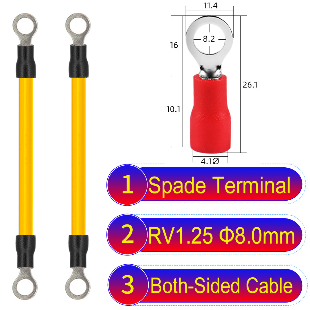 RV1.25_8mm_both_sided_ring_terminal_18AWG_insulated_cable_Yellow_connector