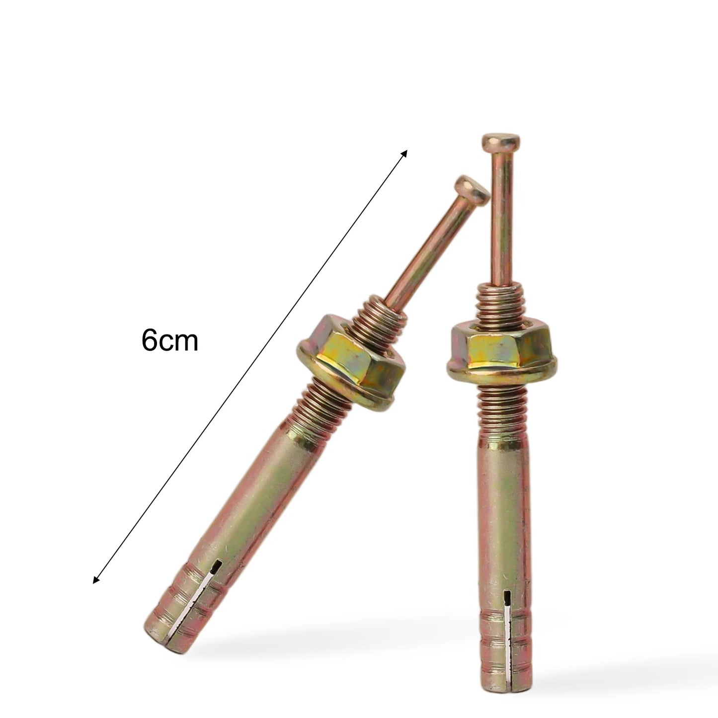 20/1PCS Heavy Duty Expansion Bolt Anchor M6 Sleeve Plasterboard Carbon Steel Wall Fix Bolts for Concrete Hardware