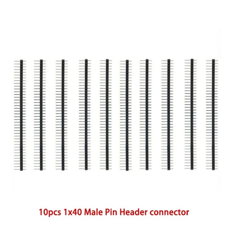 2.54mm 1×40 Pin Male & Female Header Connector Kit 5PCS | Breakaway Pin Strip for Arduino PCB DIY