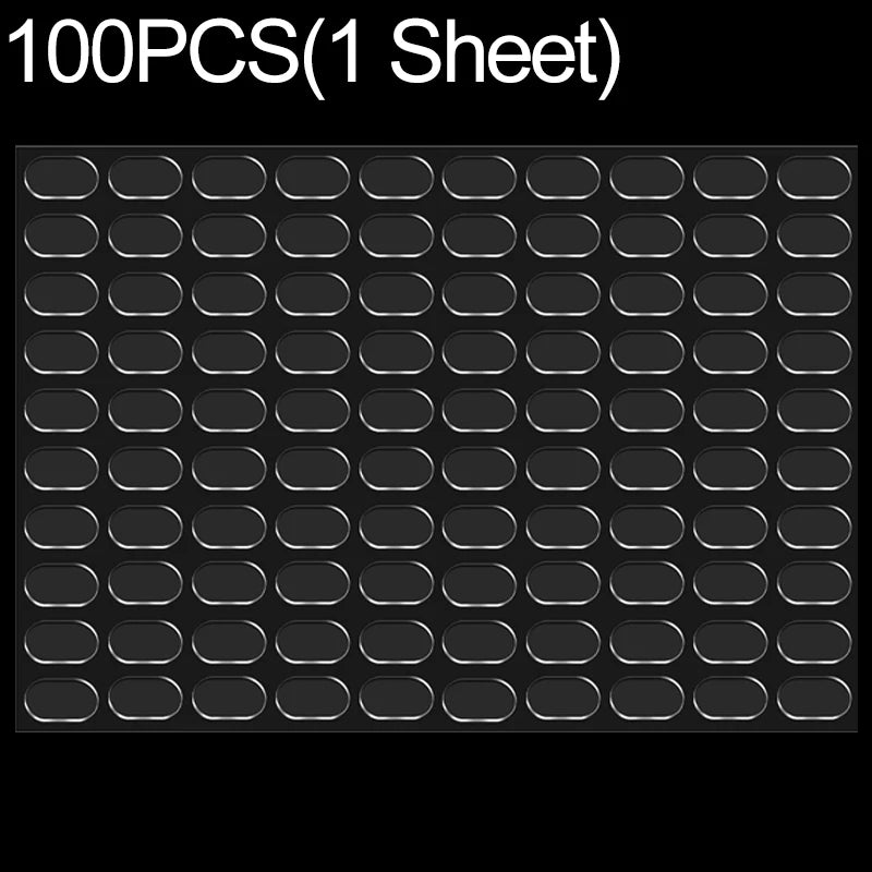 2000/100PCS Strong Double-Sided Tape Blind Box Foot Pad Glue Sticker for Blind Box Landscape Doll Foot Fixed Seamless Patch Tool