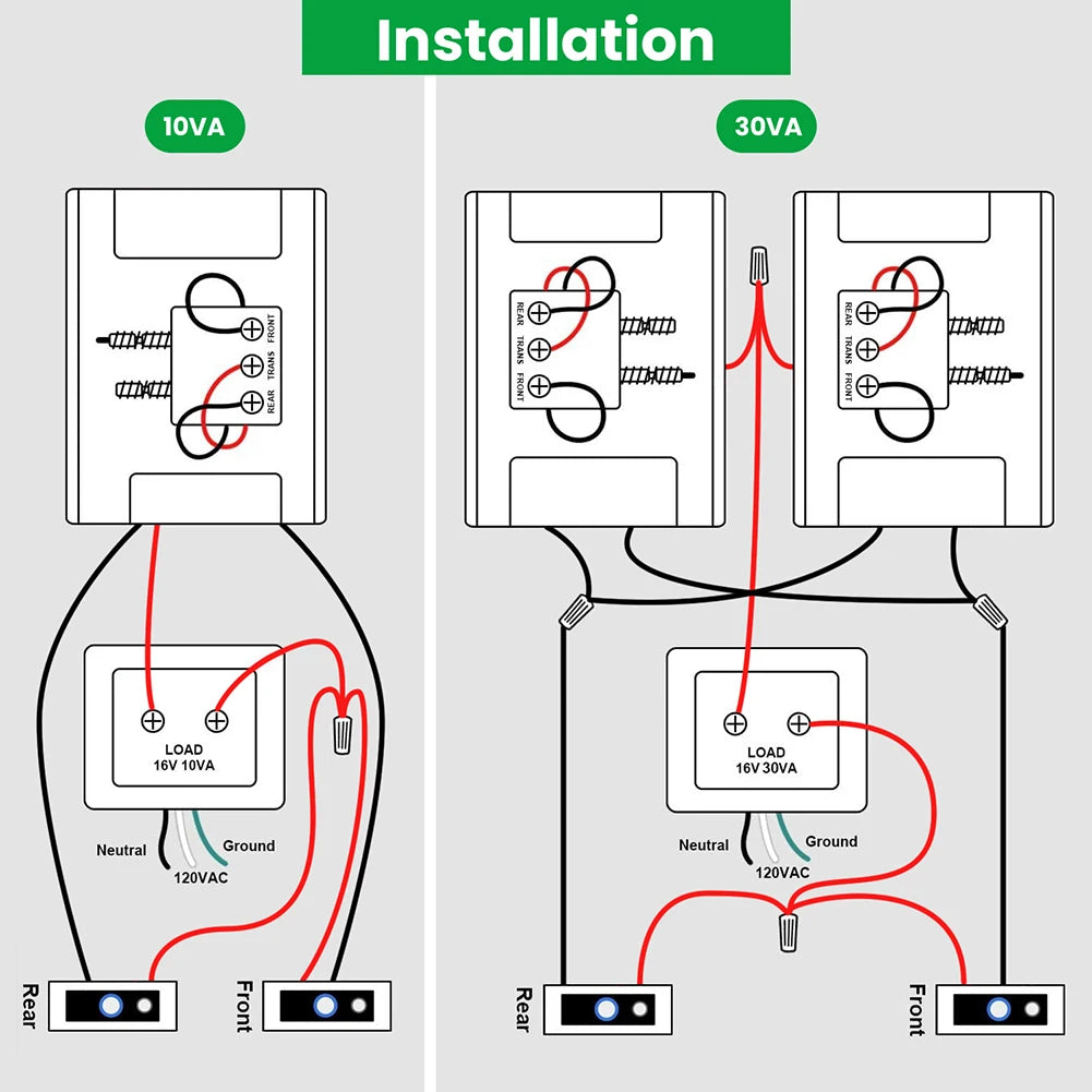 Relay Doorbell Power Supply As Shown In The Picture 16V30VA Transformer Easy Installation High-performance Power