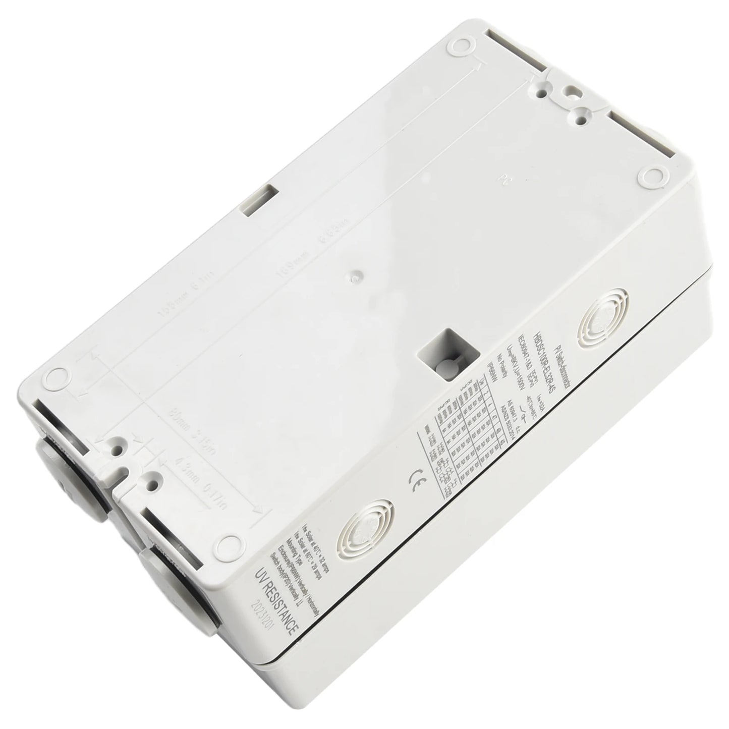 50 60HZ Isolation Switch Isolation Switch From 300V To 1000V Gray Plastic Silver Contacts 32A 1000V Above 440V