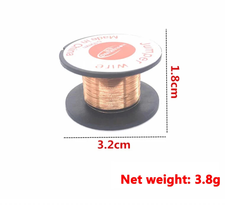 0.1mm PCB Link Wire Copper Solder | Jumper Wire for Mobile Phone & PCB Repair | Precision Rework