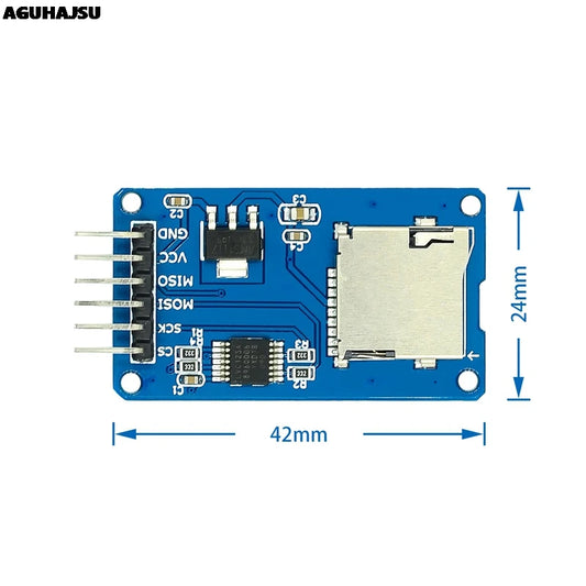 Micro SD / TF Card Reader Module – SPI Interface with Level Converter for Arduino