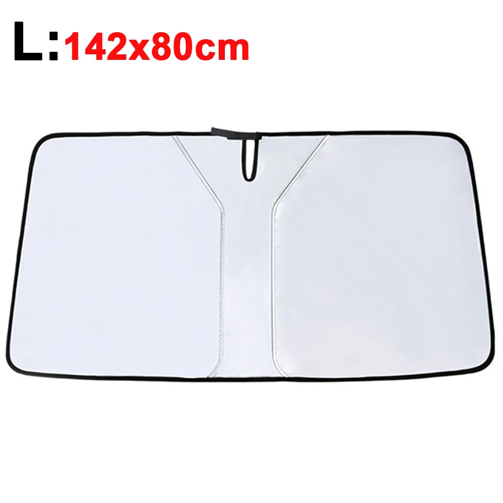 Car Front Window Sunshade Cover Sun Shade Windshield Visor Windscreen Folding Auto UV Protection Curtain Styling Accessories