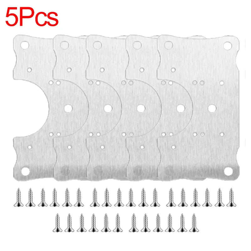 Stainless Steel Hinge Repair Plate for Cabinet Door Fixing
