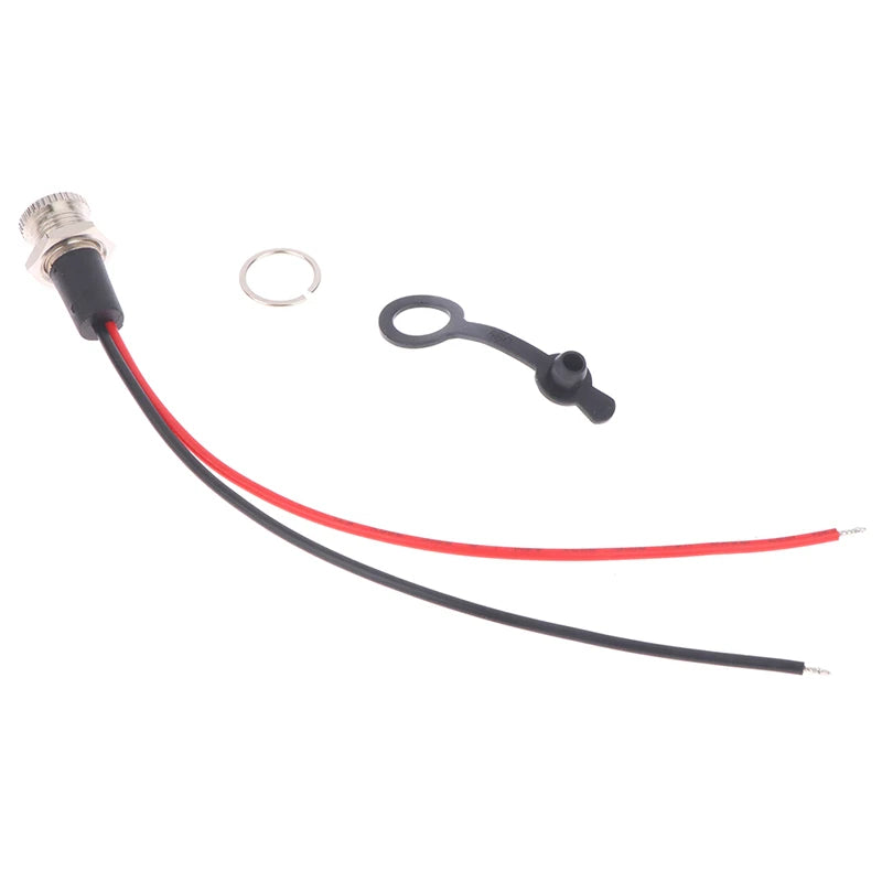 IP68 Waterproof DC Power Socket 5.5x2.1MM 5521/5525 Panel Mount Jack