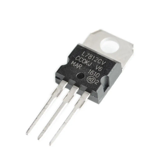5PCS L7812CV TO-220 12V Positive Voltage Regulator IC LM7812 High-Performance Linear Regulator