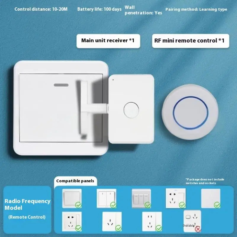 1set USB Rechargeable Lazy Remote Control Switch Wireless Control Light SOff Tool Automatic Button Pusher Intelligent