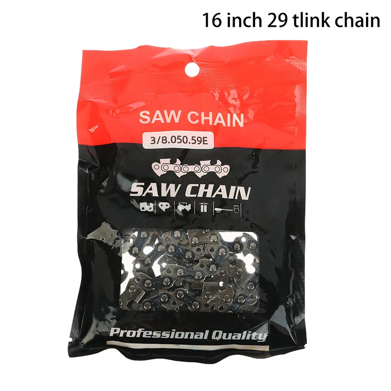New Link Chainsaw Saw Chain Blade 4/6/8/12/14/16 Inch Metal Chainsaw Chain Spare Parts For Electric Saw Accessories Wood Cutting