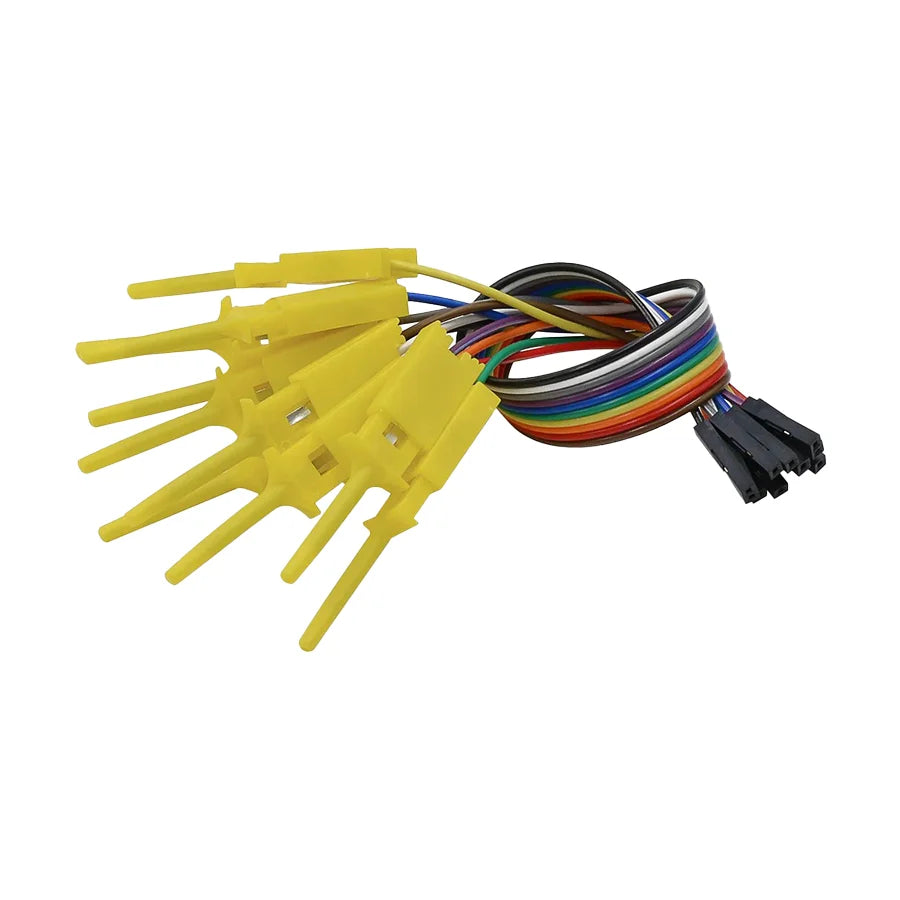 10-Pin Test Hook Clip Logic Analyzer Cable ¨C Electrical Testing Probe Wire Clamp