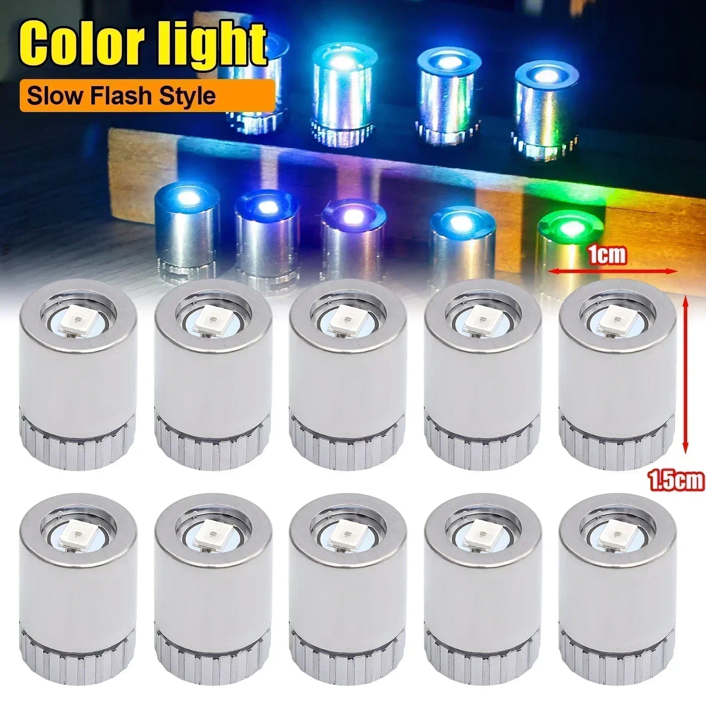 Mini LED Night Light Battery Operated Colorful Lantern Decor