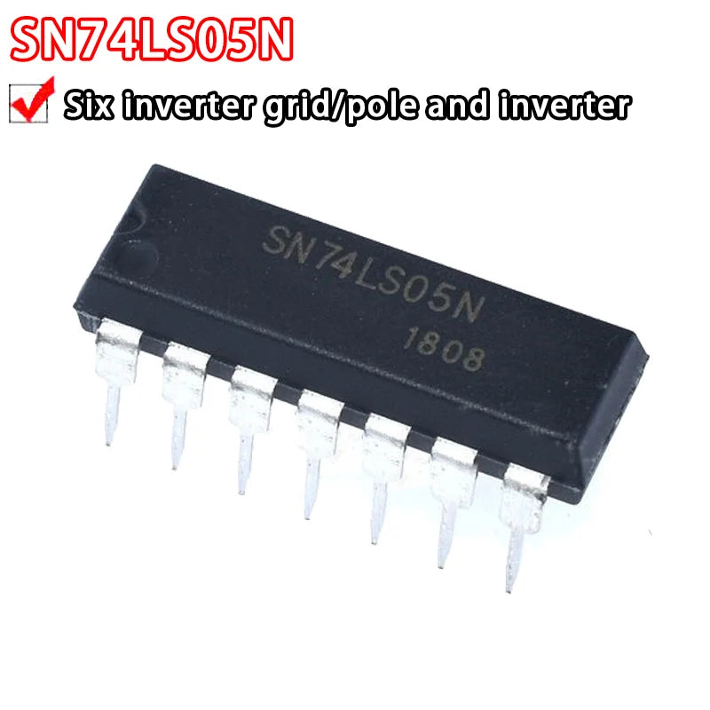 SN74LS Series DIP Logic ICs – Multiple Models for Legacy TTL Circuit Repair, Pack of 5