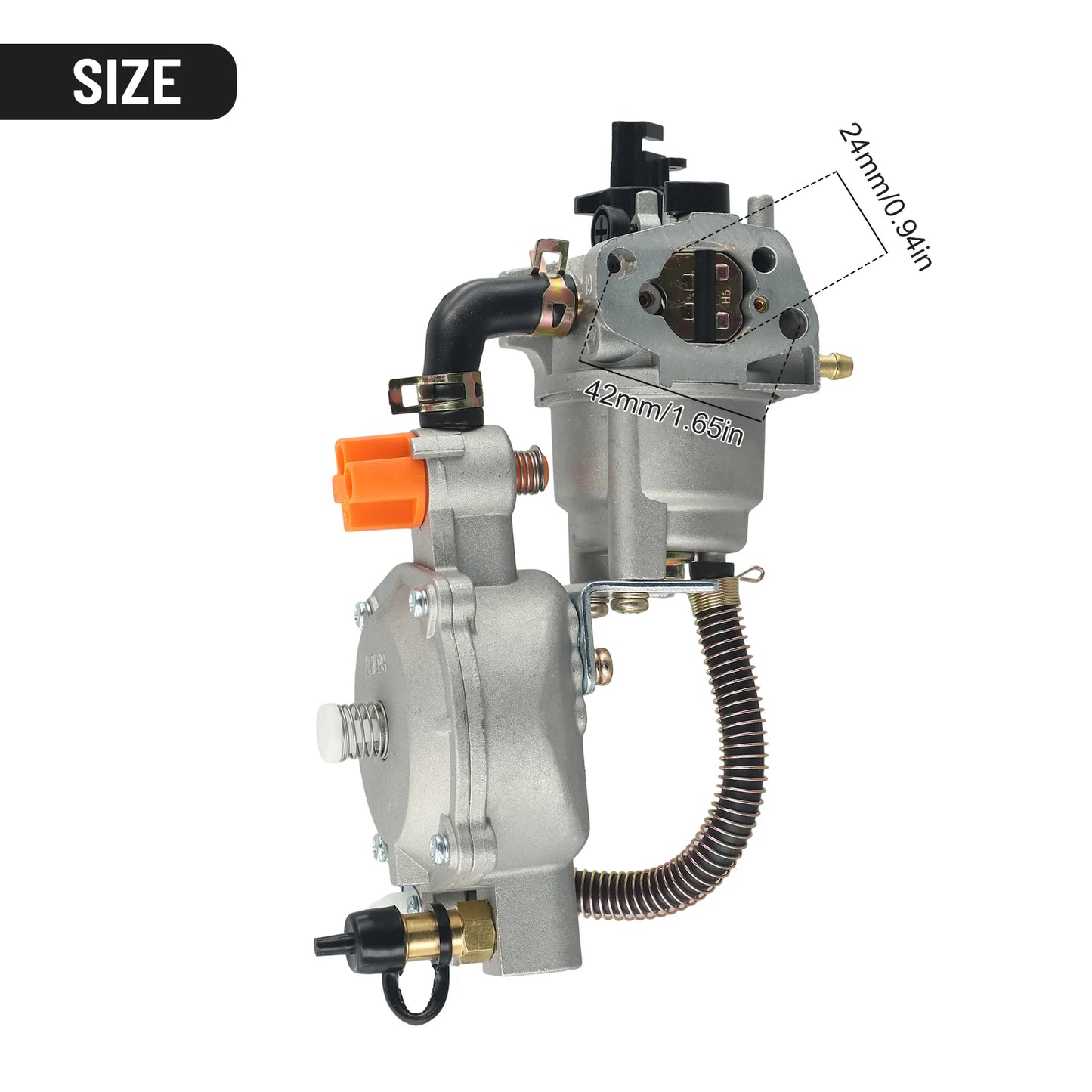 LPG168 170 Gasoline Generator Dual Fuel Carburetor Kit 1KW To 3.5KW 168F 170F 6.5HP 2-3KW LPG/NG Conversion Kits Generator Parts
