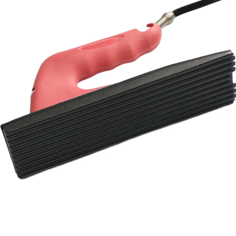Efficient Carpet Seaming Tool Seaming Iron 147 F-442 F Temperature Range Comb-grooved Non-stick Base For Professional Installers