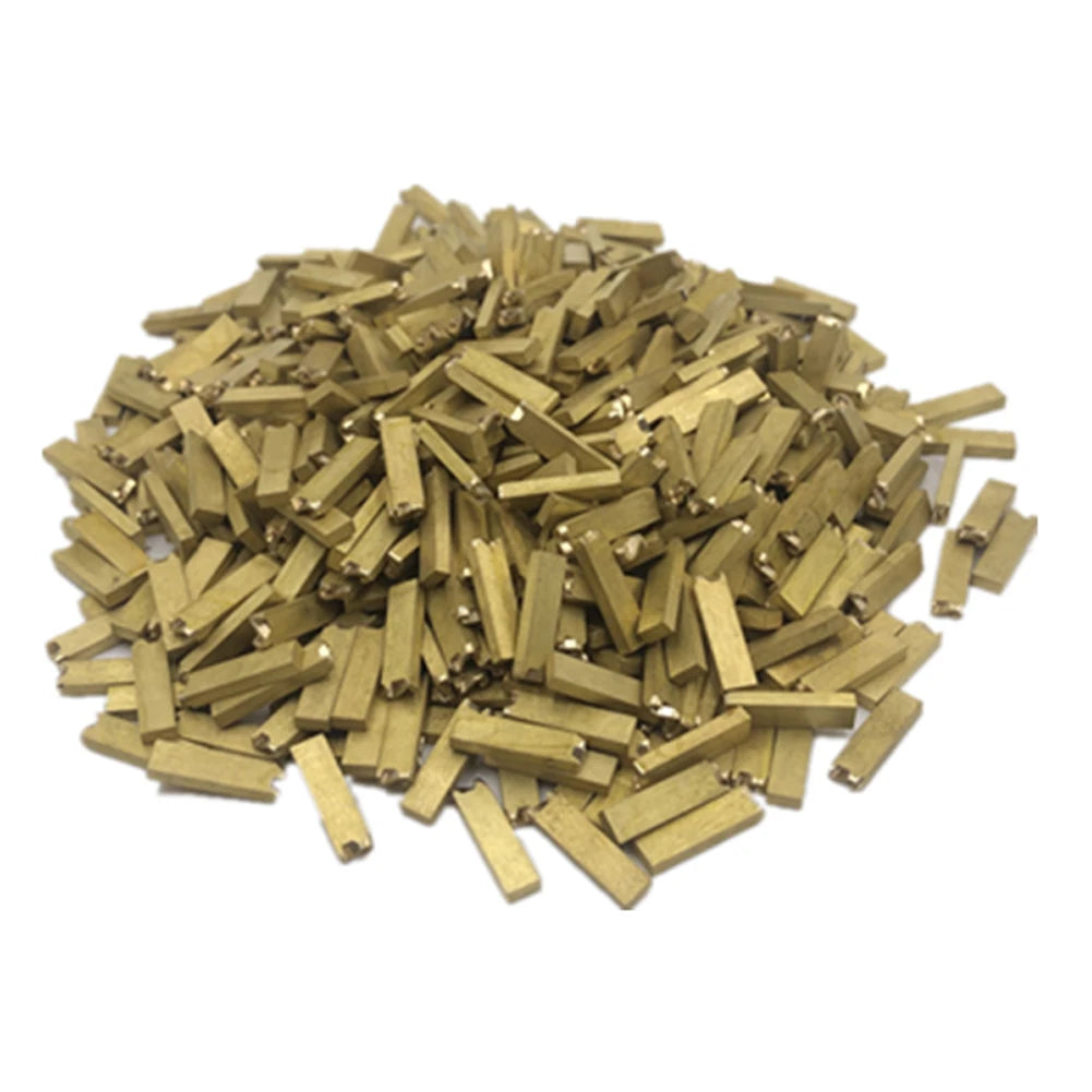 Hot Stamp Copper Letters 2×4×15mm for Coding Machine, Thermal Ribbon Printing Font for Manual and Semi-Automatic Coding