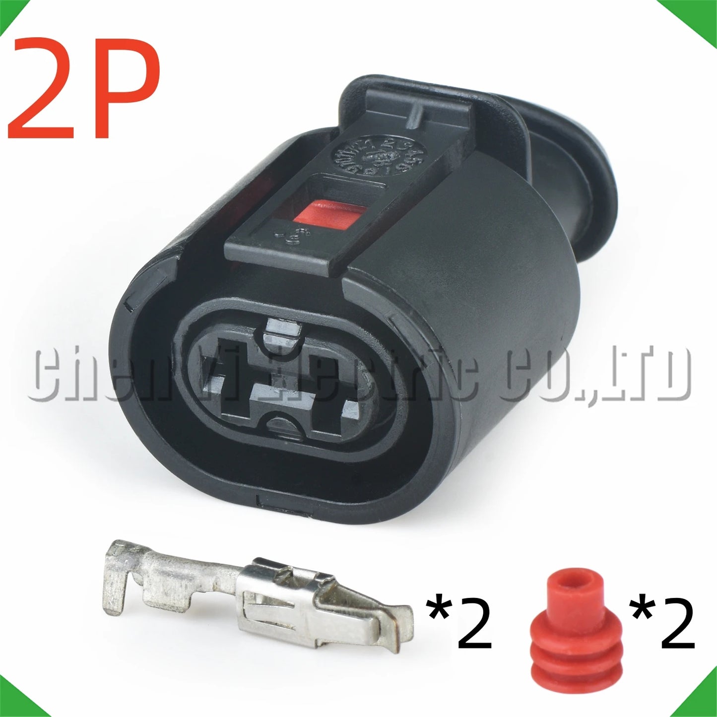 2 Pin ABS Sensor Connector 357973202 For VW Jetta Santana Golf
