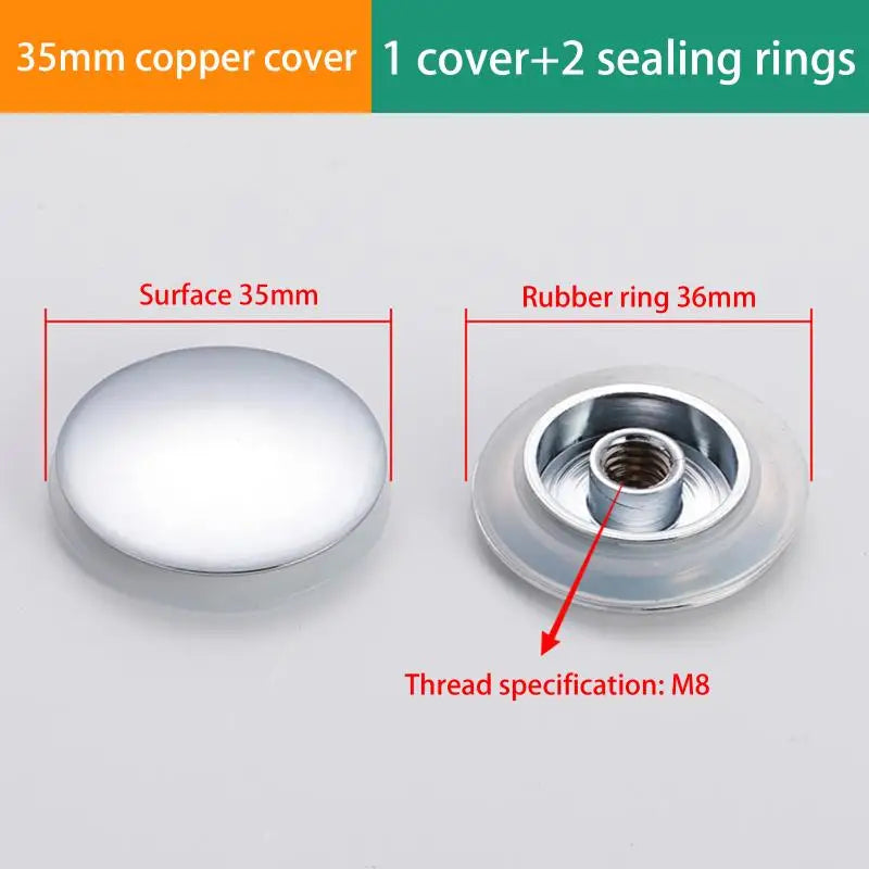 1PCS Replacement Sink/Basin Waste Plug Cap, Easy Pop-Up Click Copper Sink Strainer, Kitchen Bathtub Stopper