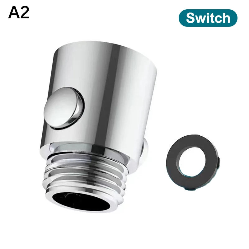 Aluminum Alloy Silver Bidet Anal Enema Shower Head Anus Cleaning Wash Douche Portable Sprayer Thread