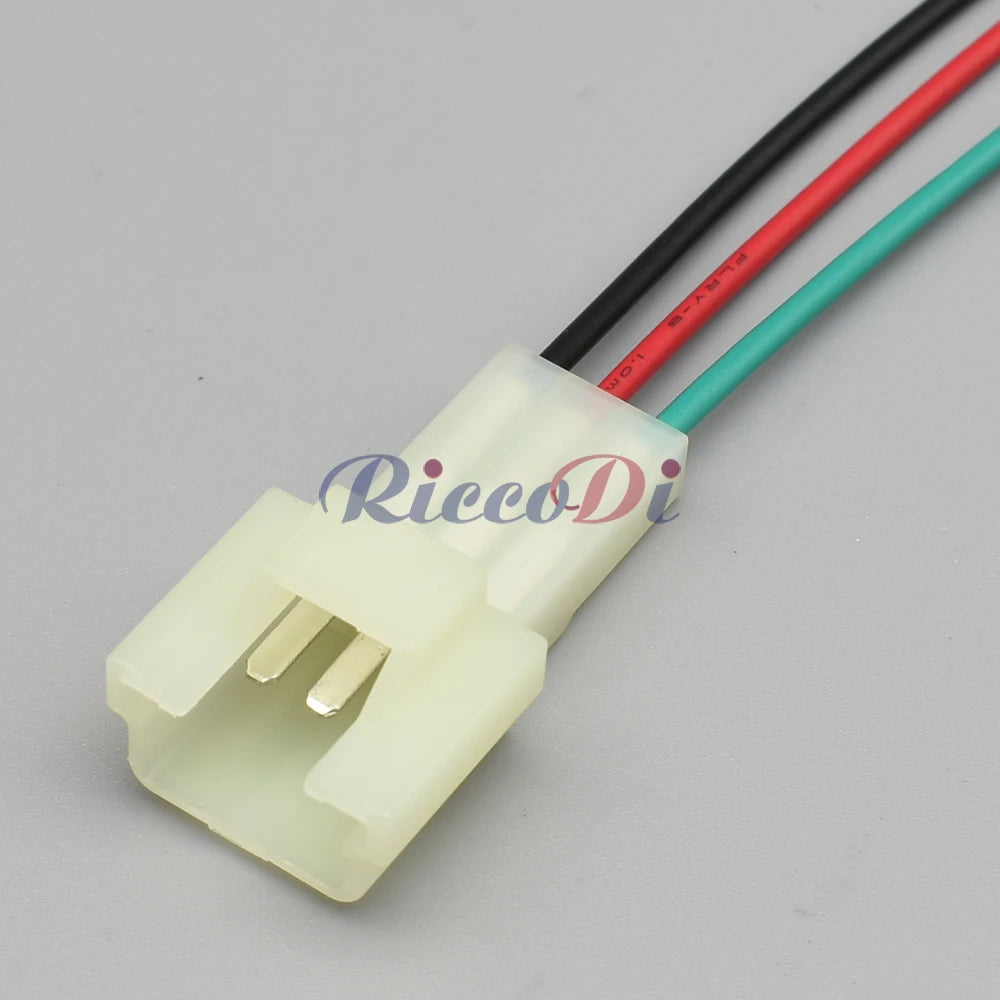 3-Way AC Assembly Car Cable Connector 6090-1131 6090-1136 Unsealed with 15cm Wire Pigtail