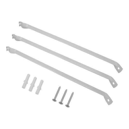 3 Pack Metal For Wire Shelf Support Brackets for Closets Built to Provide Strong Support with Enhanced Load Capacity