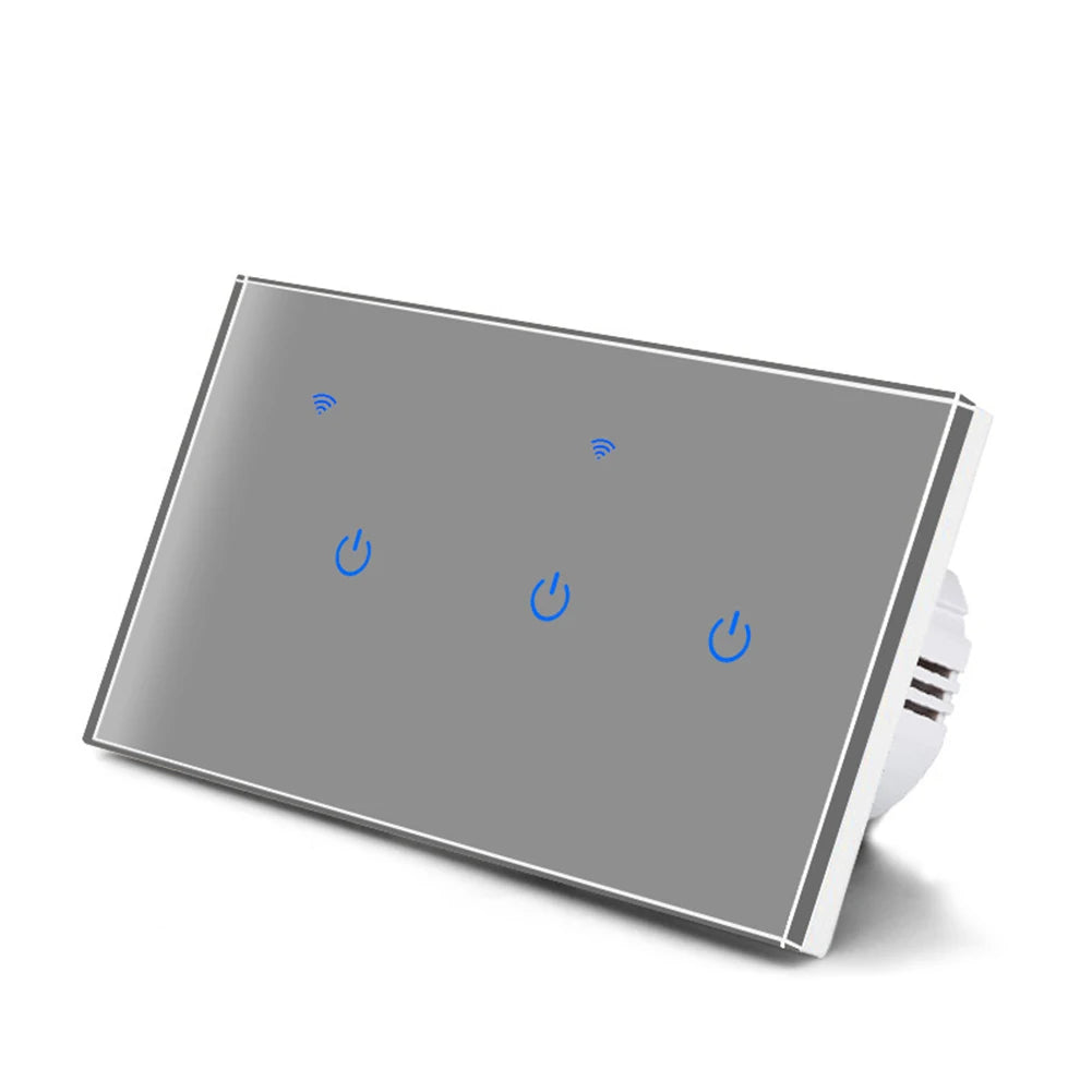 Home Automation Smart Home Experience WiFi Touch Switch Voice Control Switch Smart Home 100-240Vac 50 60Hz Sleek Modern Design