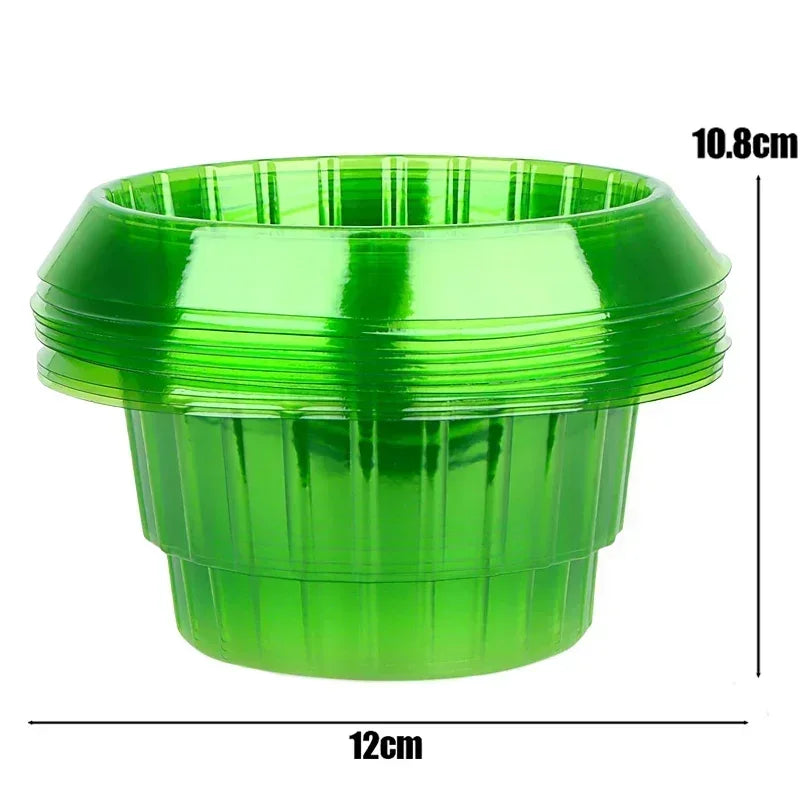 Slug & Snail Protection Collar — Reusable Garden Cloches for Plant & Vegetable Pest Control Plastic Cover 1/10pcs