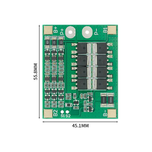 Li-ion Battery Protection Board 25A BMS with Balance Charging for 18650 Cells ¨C DIY Battery Packs and Power Tools