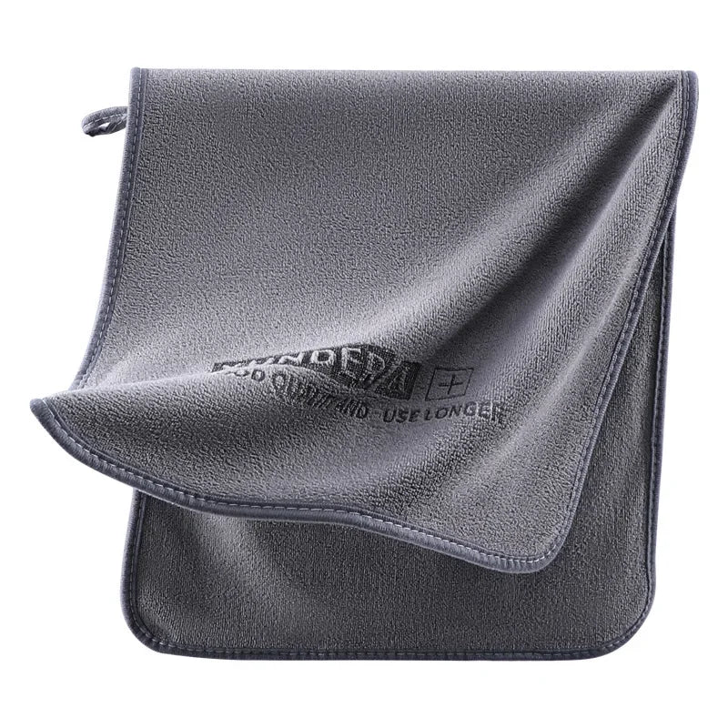 New High-end Microfiber Car Wash Towel Soft Drying Cloth Car Body Towels Double Layer Plush Thicken Water Absorption Car Rag