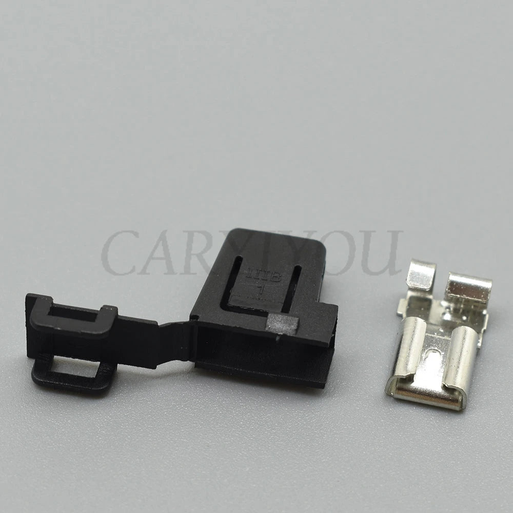6.3mm Automotive Female Connector with Terminal for Wire Harness Compatible with DJ7019D-6.3-21