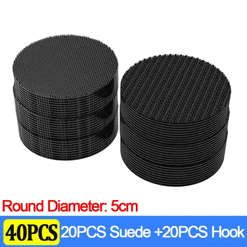 100/2pcs Carpet Fixing Stickers Double Faced High Adhesive Car Carpet Fixed Patches Home Floor Foot Mats Anti Skid Grip Tapes