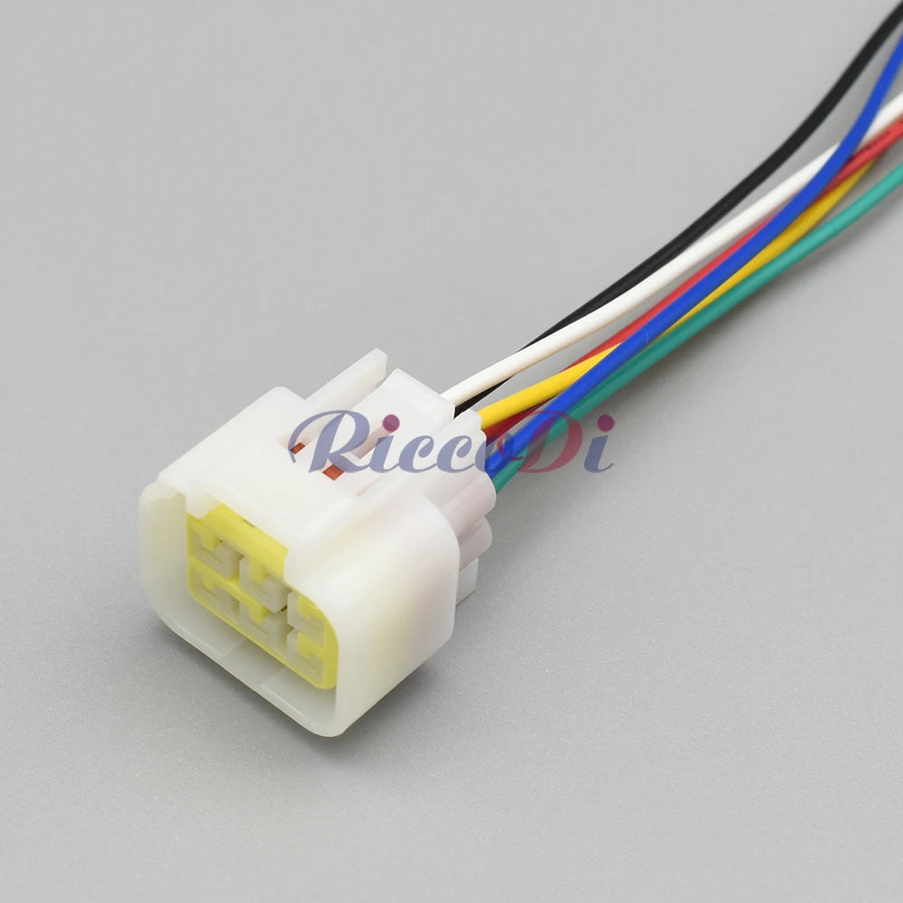 6-Pin Furukawa Waterproof Connector FW-C-6M-B / FW-C-6F-B — FW Series Sealed Automotive Wiring Plug