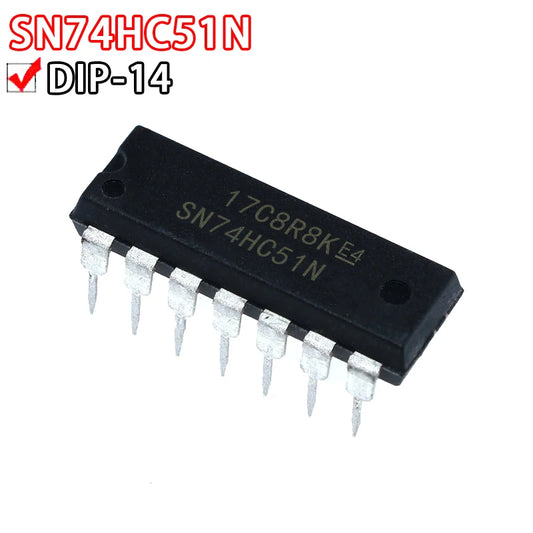 SN74HC393N / SN74HC51N / SN74HC54N / SN74HC73N DIP-14 Logic ICs – Pack of 5