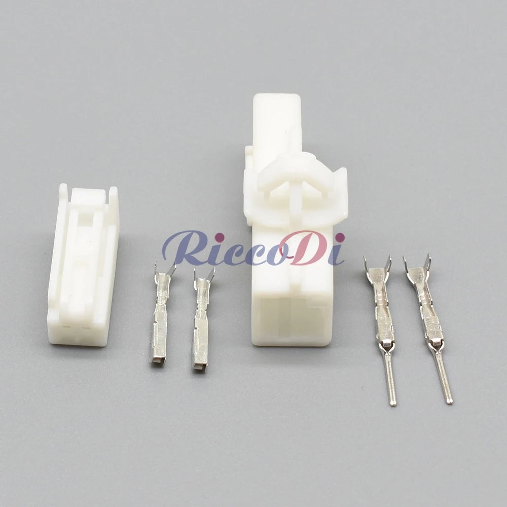 2 Pin 1mm Reader Coil Light Socket Connector 7282-5845 7283-5845 DJ7029YB-1 PA66 for Toyota