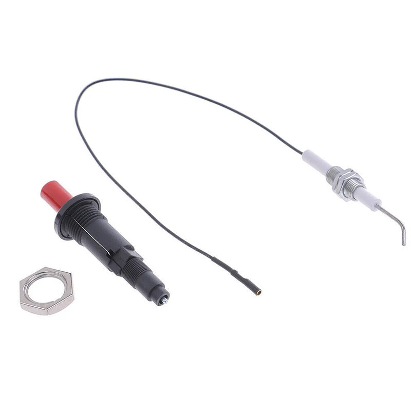 BBQ Piezo Igniter Push Button Spark Ignition Kit with Cable