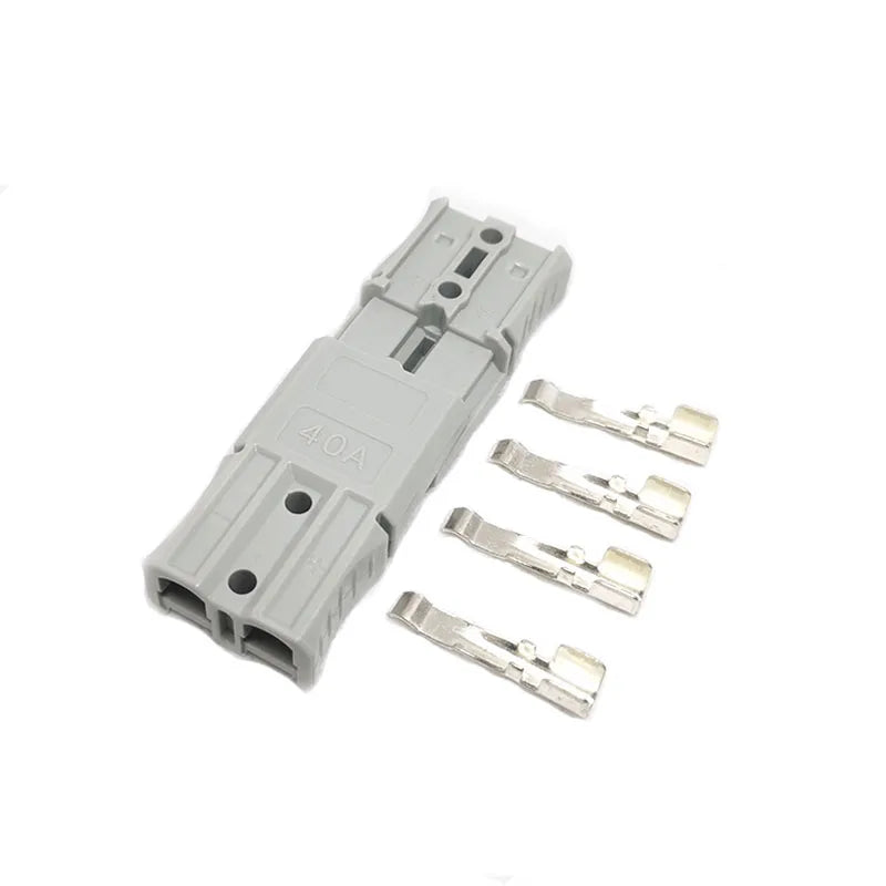 40A Plug Power Connectors Red Blue Grey High Current Battery Forklift Charging Male and Female Plugs