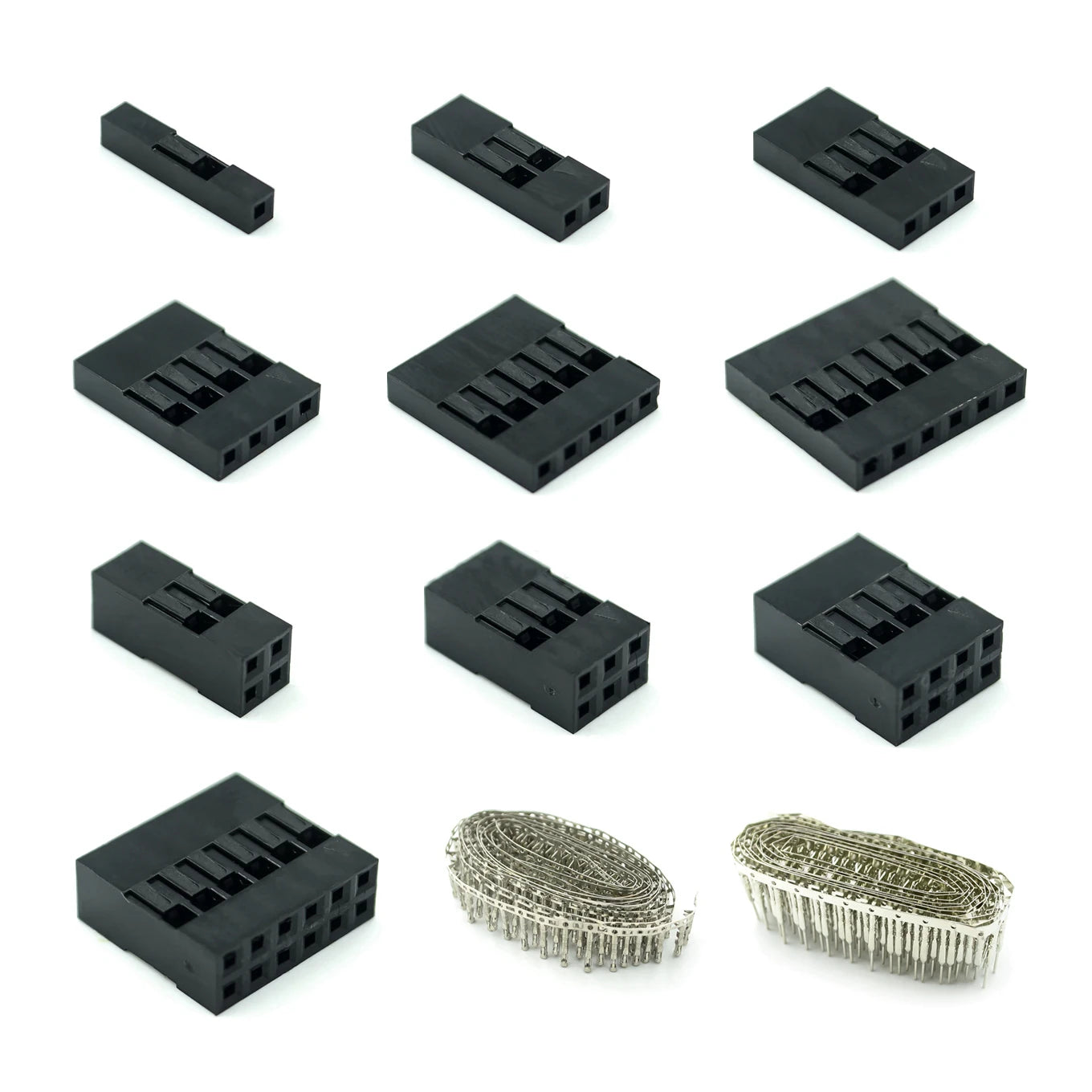 2.54mm DuPont Connector Kit — Housing + Terminals for Arduino Breadboard PCB Wiring