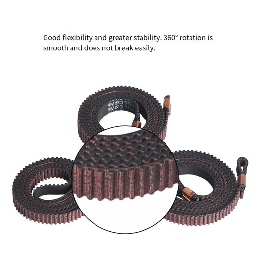 3PCS Timing Belt Kit For Kobra3 Spare Y Z Axis Timing Belt Rubber Drive Belt For 3D Printer For Replacing Worn-out Belts