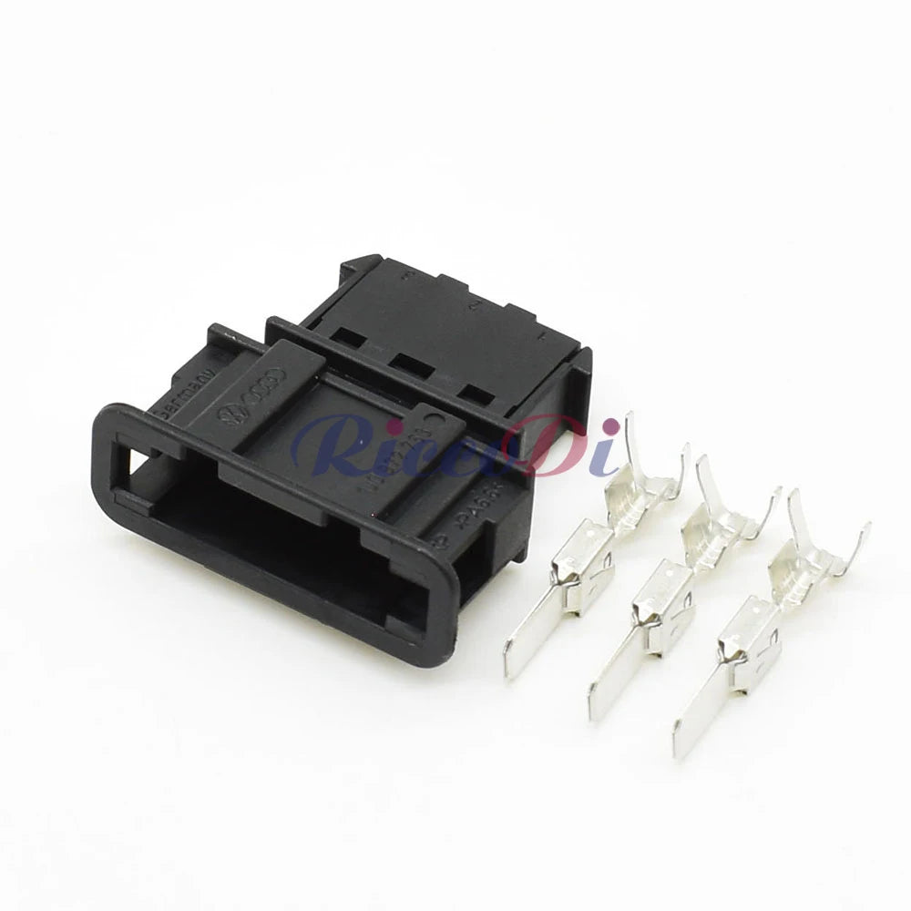 3-Pin AC Blower Motor Connector 1J0972752 1J0972762 DJ70339B-6.3 PA66 for VW Audi POLO LaVida