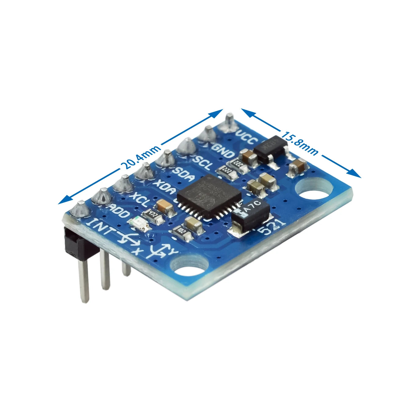 GY-521 MPU-6050 6DOF 3-Axis Gyroscope and Accelerometer Sensor Module