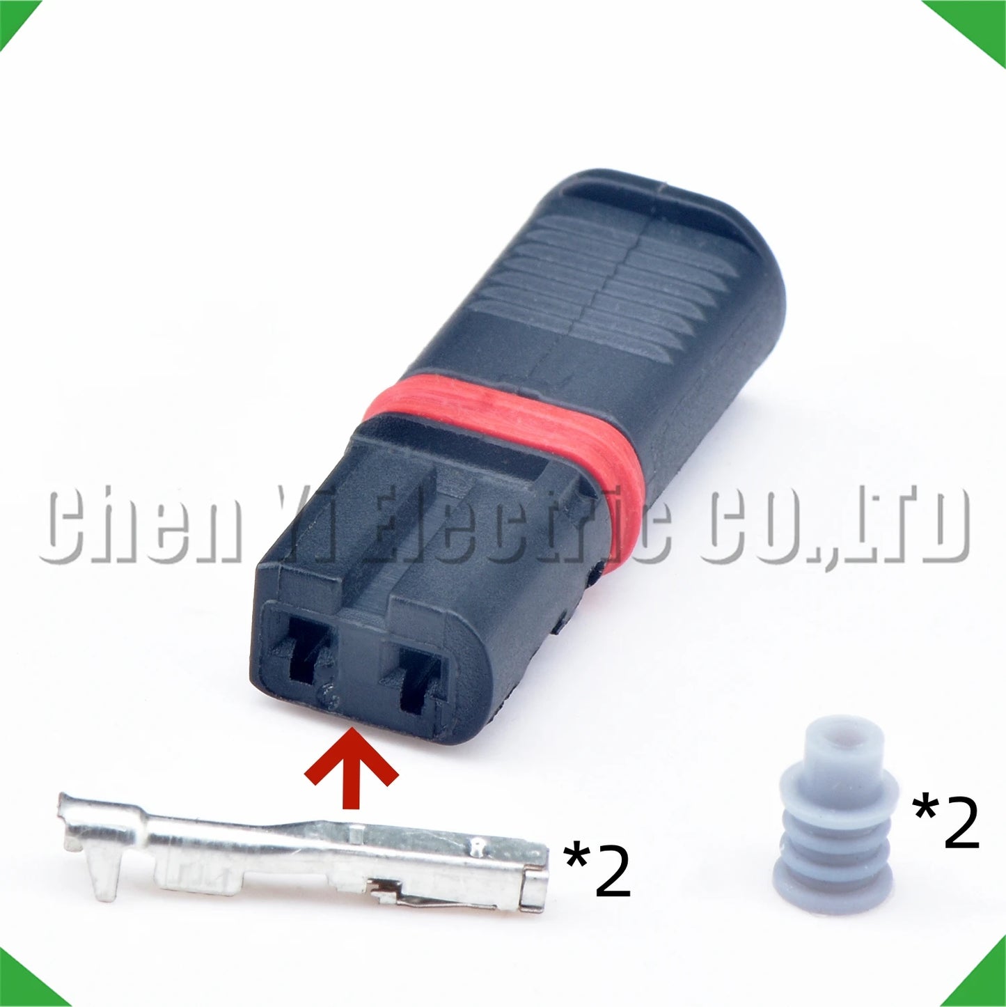 2 Pin Automotive Sensor Connector Turn Signal Fuel Injector DJ7027-1-21 DJ7022W-1.2-21