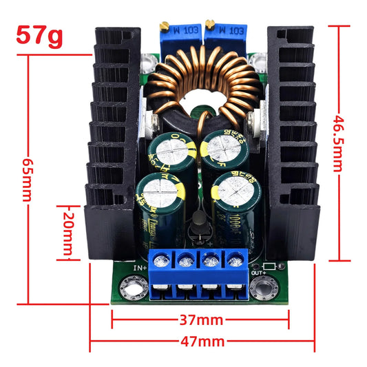 XL4016 300W DC-DC Adjustable Step-Down Buck Converter 9A 5-40V to 1.2-35V LED Driver Power Module
