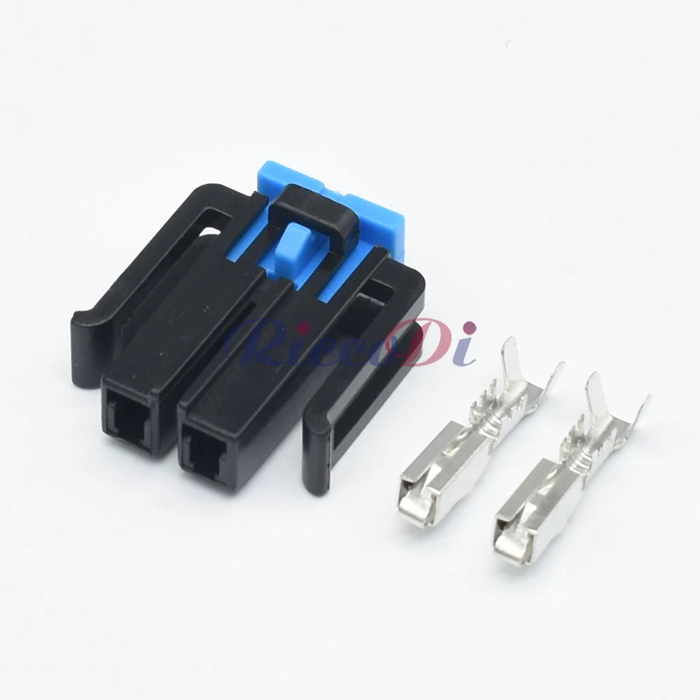 DJ70217-2.8-21 Automotive 2-Pin 2.8mm Waterproof Wire Harness Connector Female Socket